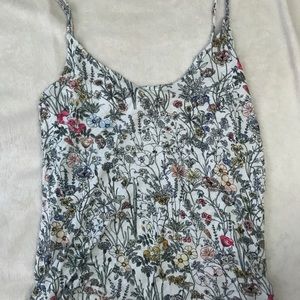 XS H&M floral tank top